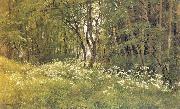 Ivan Shishkin Flowers on the Edge of a Wood oil painting artist